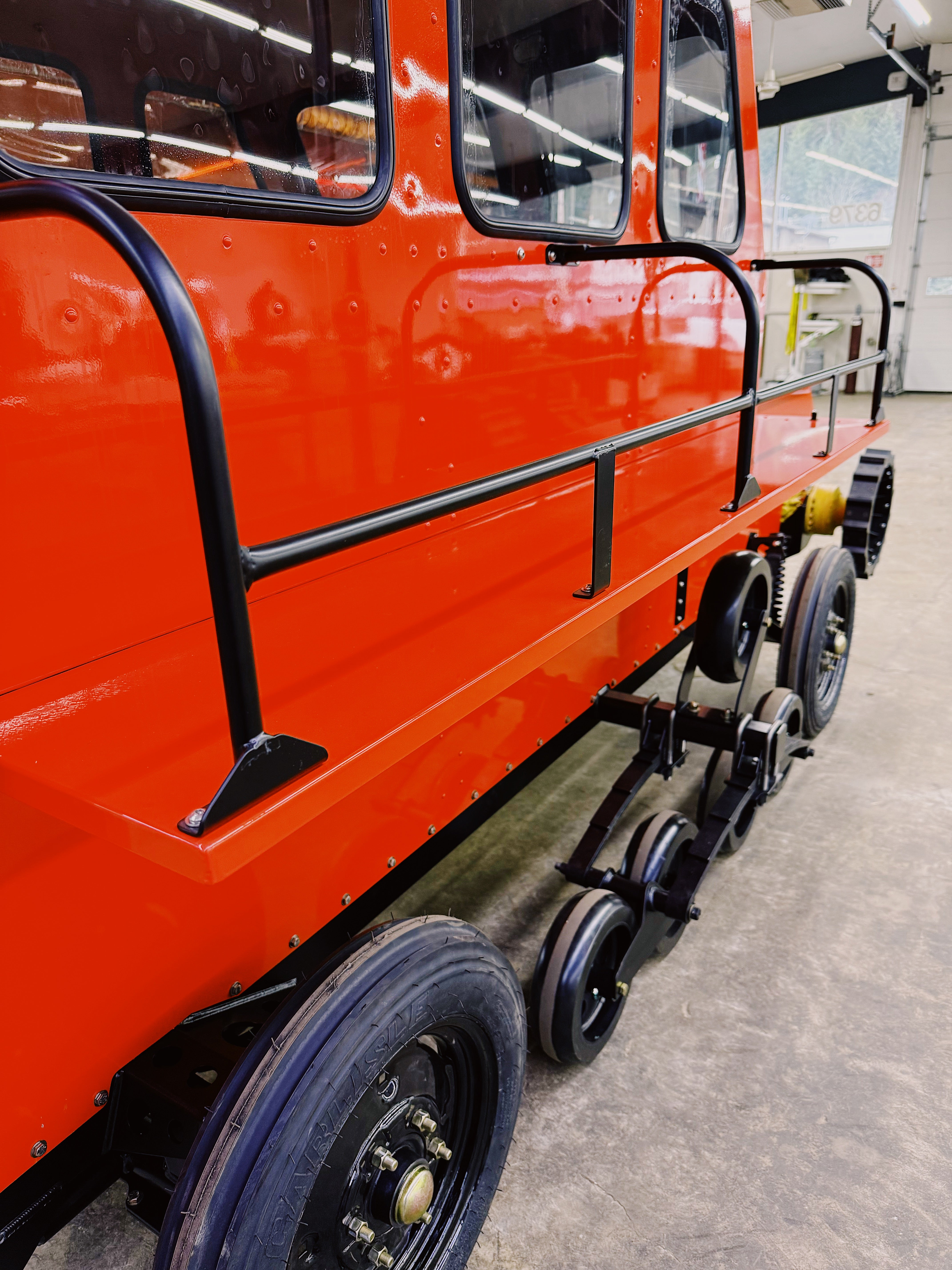 Building the track system of a 2026 Sno Trac
