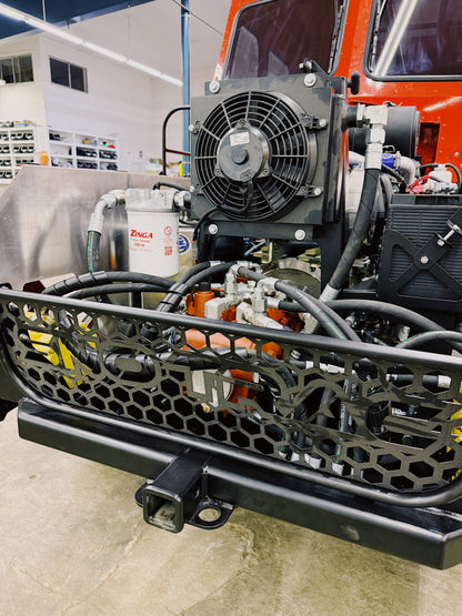 Crew puts final touches on Sno Trac snow vehcile