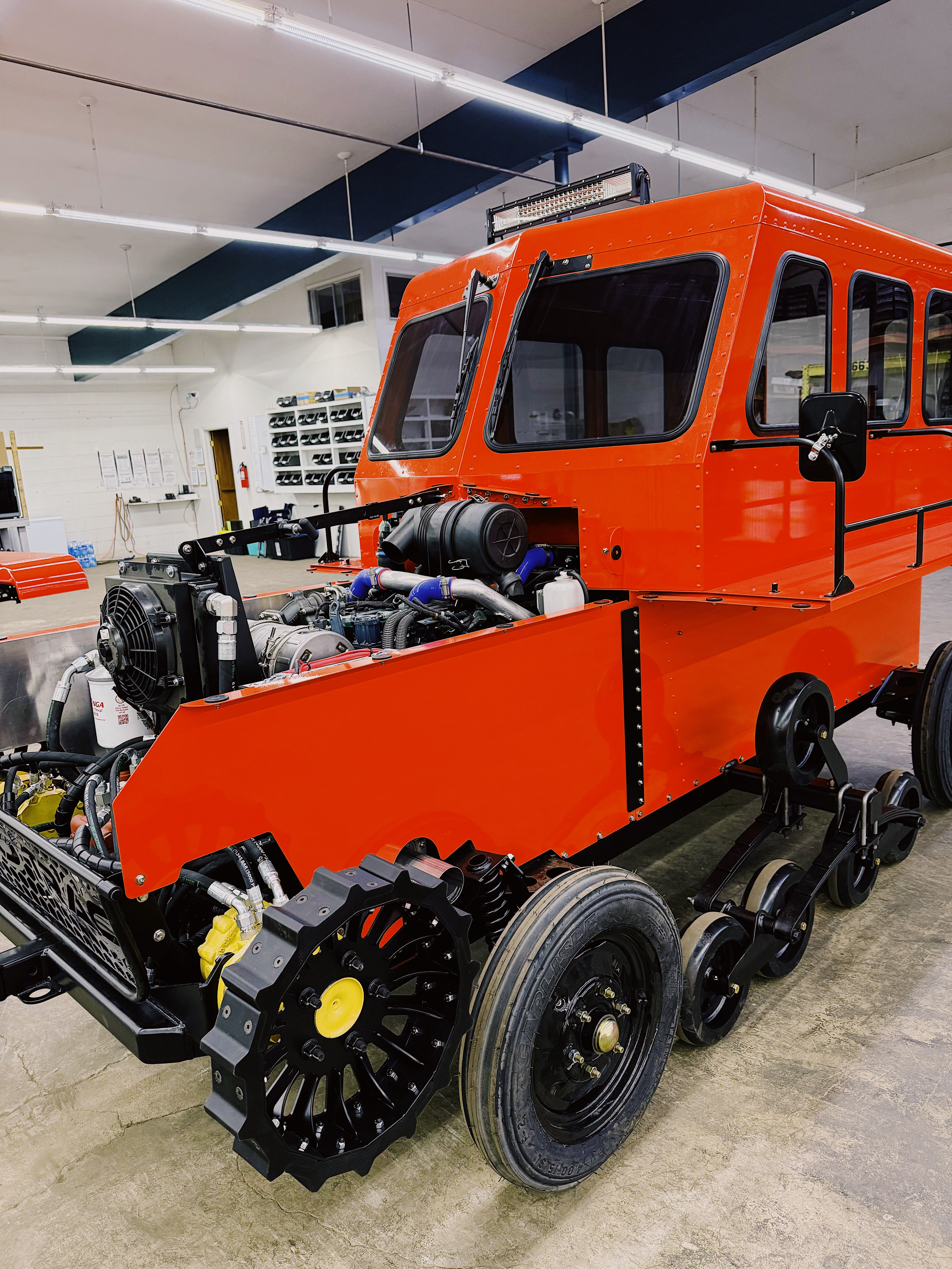 Building an orange Sno Trac new model 2026