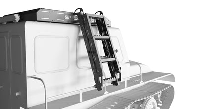 Roof Rack System with Folding Ladder